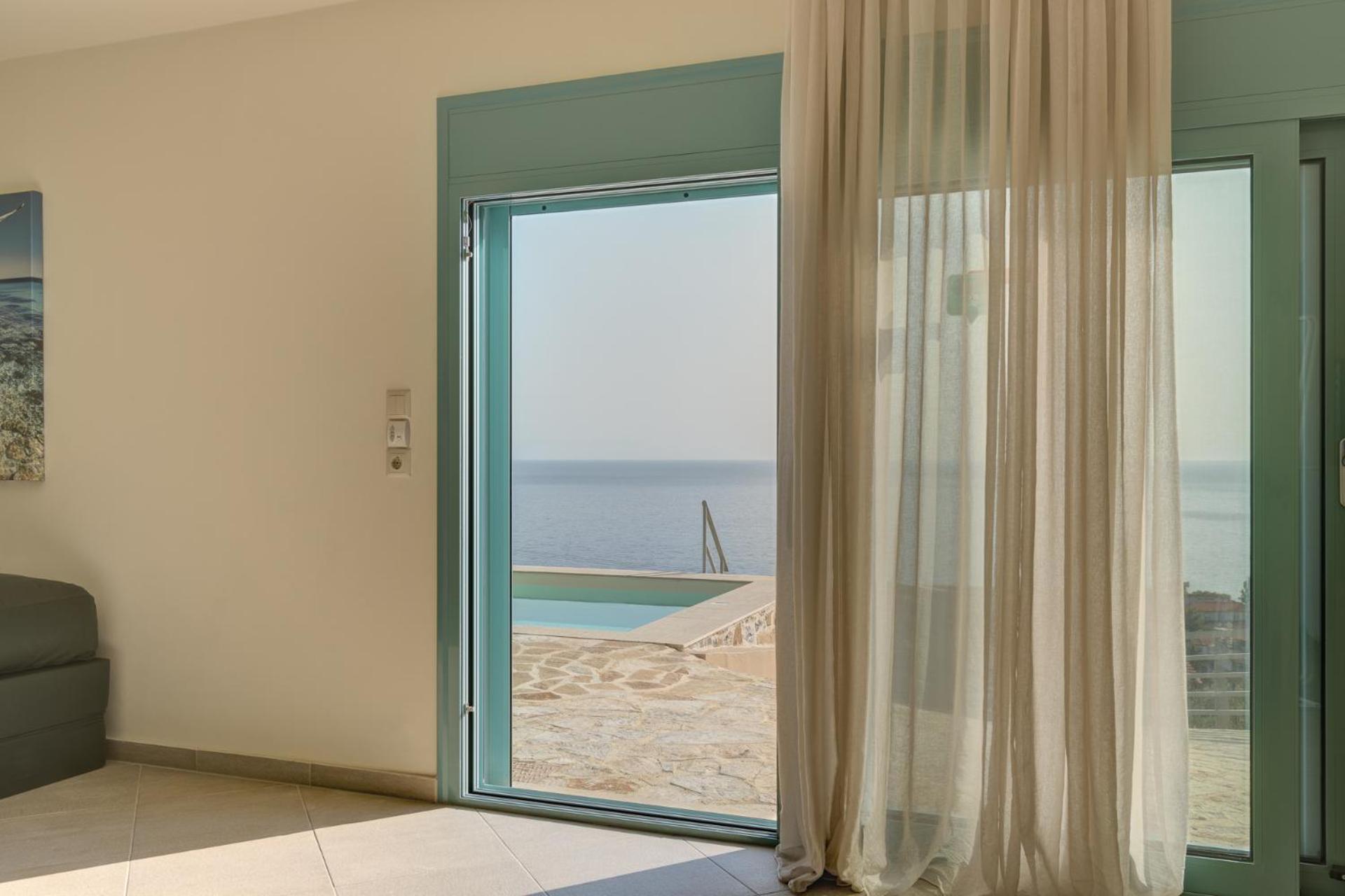 Ouzo Panoramic Houses 2, With Private Pool بلوماريوس المظهر الخارجي الصورة