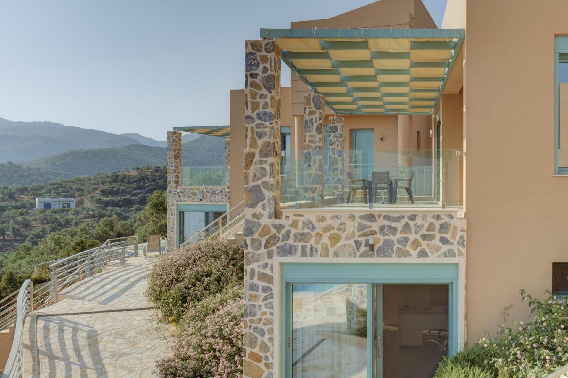 Ouzo Panoramic Houses 2, With Private Pool بلوماريوس المظهر الخارجي الصورة