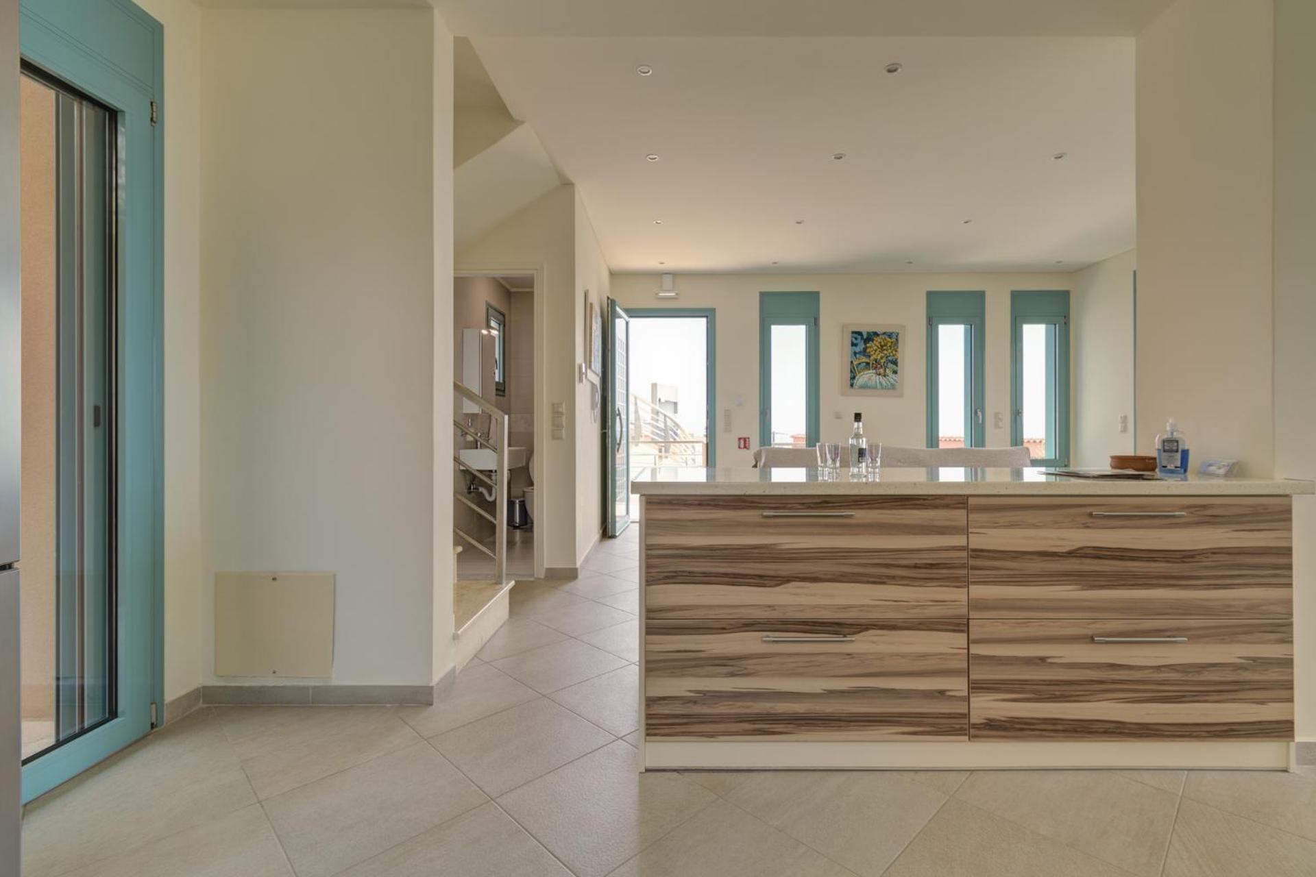 Ouzo Panoramic Houses 2, With Private Pool بلوماريوس الغرفة الصورة